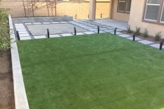 Artificial-turf-nature-Sod-platinum-18x-23-sq.-Ft.-Landscape-lights-and-gray-pea-Gravel